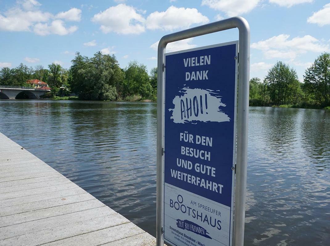 Boootshaus - Am Spreeufer Hotel Beeskow Kültér fotó